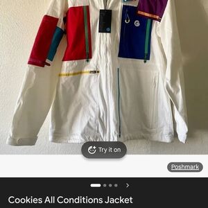 Cookies Multicolor Windbreaker Jacket